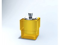 PORTA COTONETE C/TPA AÇO INOX YORK 